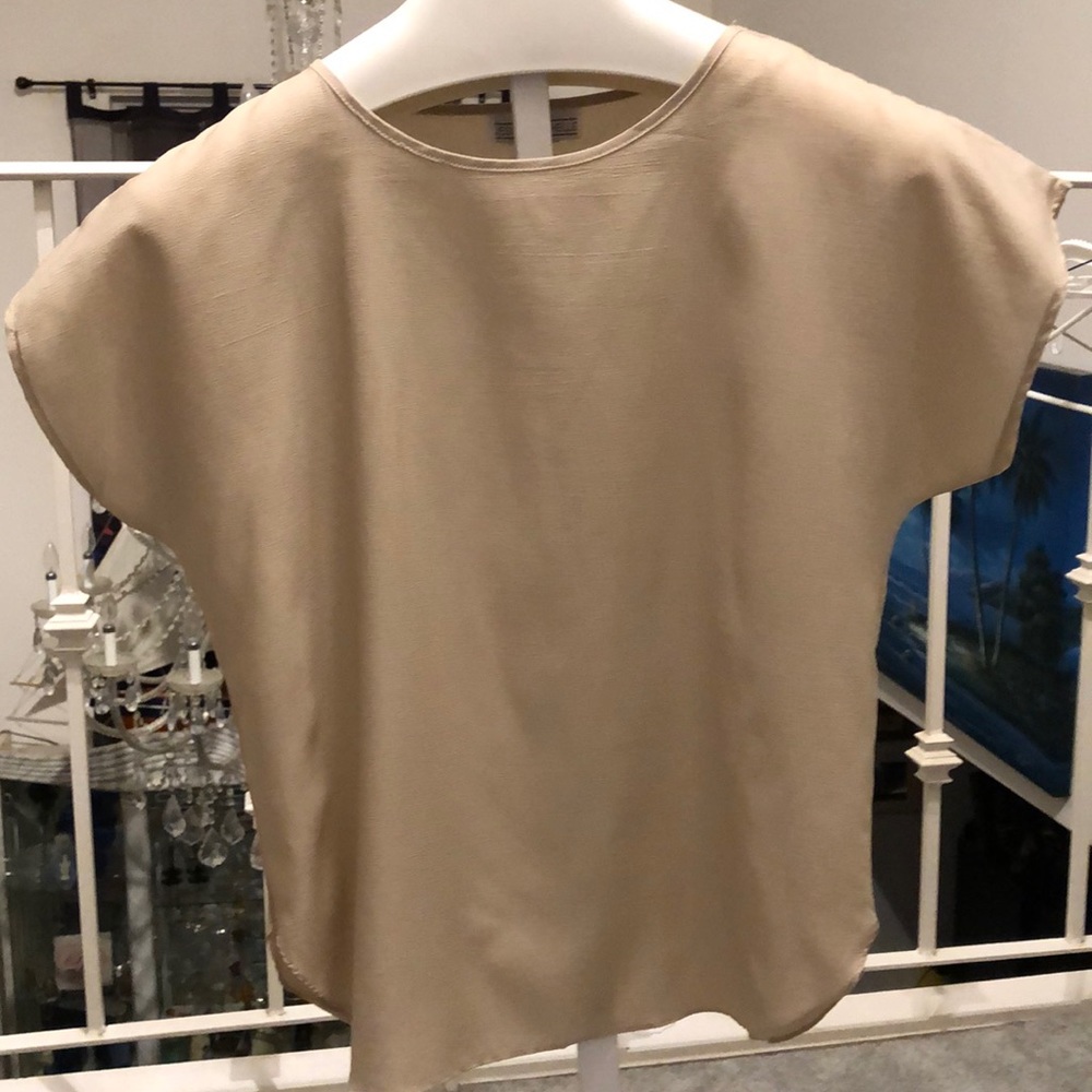 Jessica Michelle Beautiful Tan Blouse